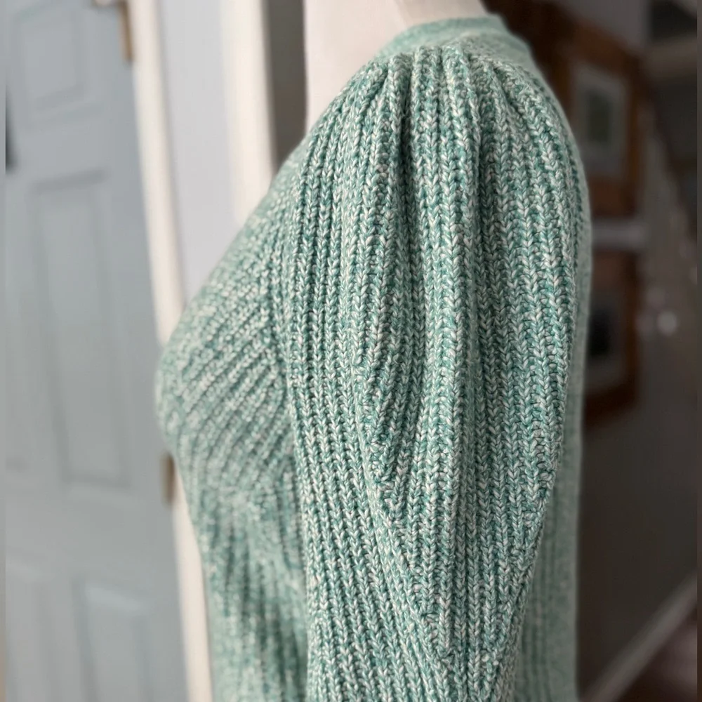 Loft Mint Green V-Neck Women's‎ Sweater